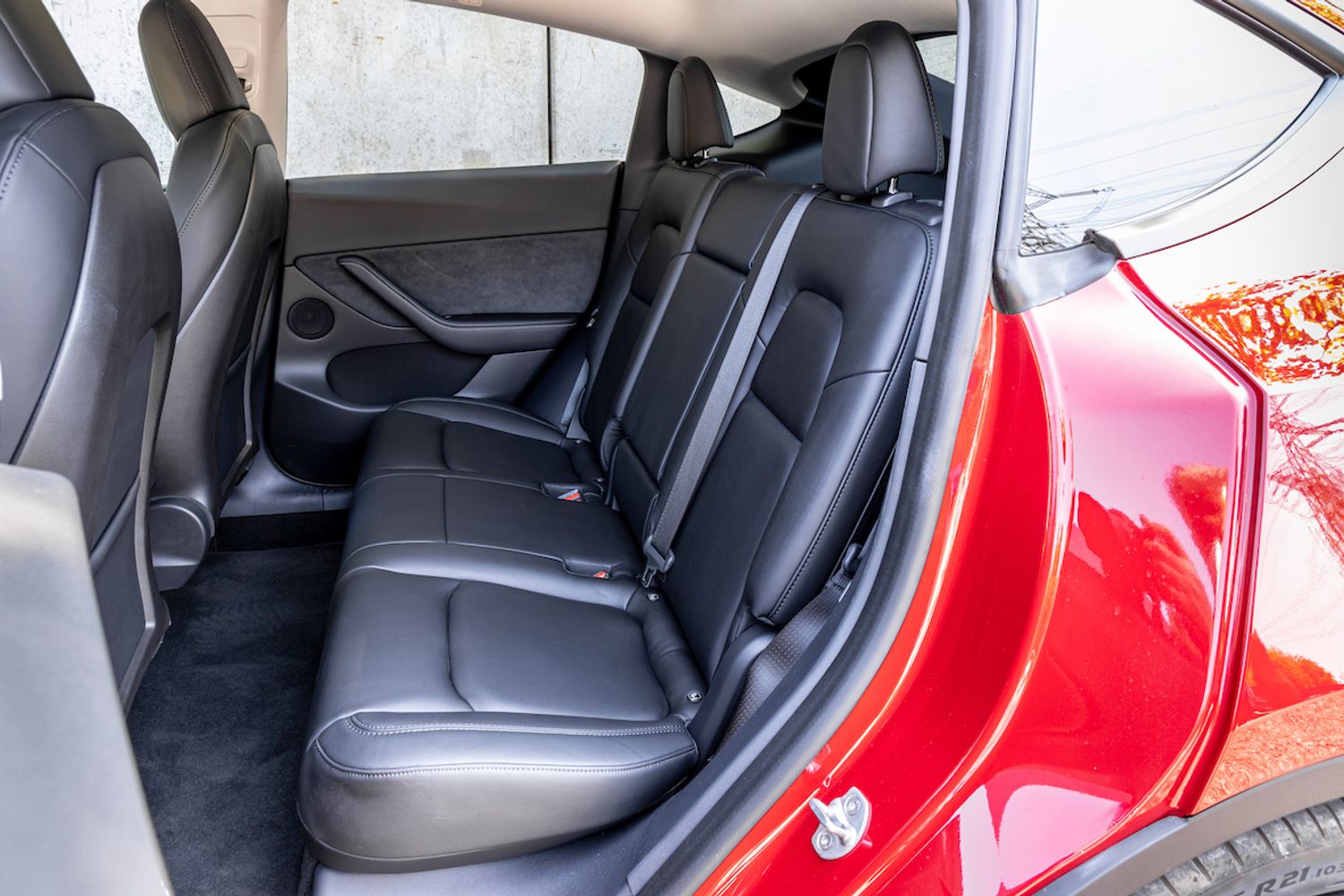Tesla Model Y interior rear seats